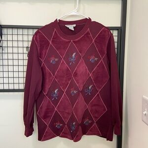 NWOT |‎ vintage Alfred Dunner women’s crewneck — medium
